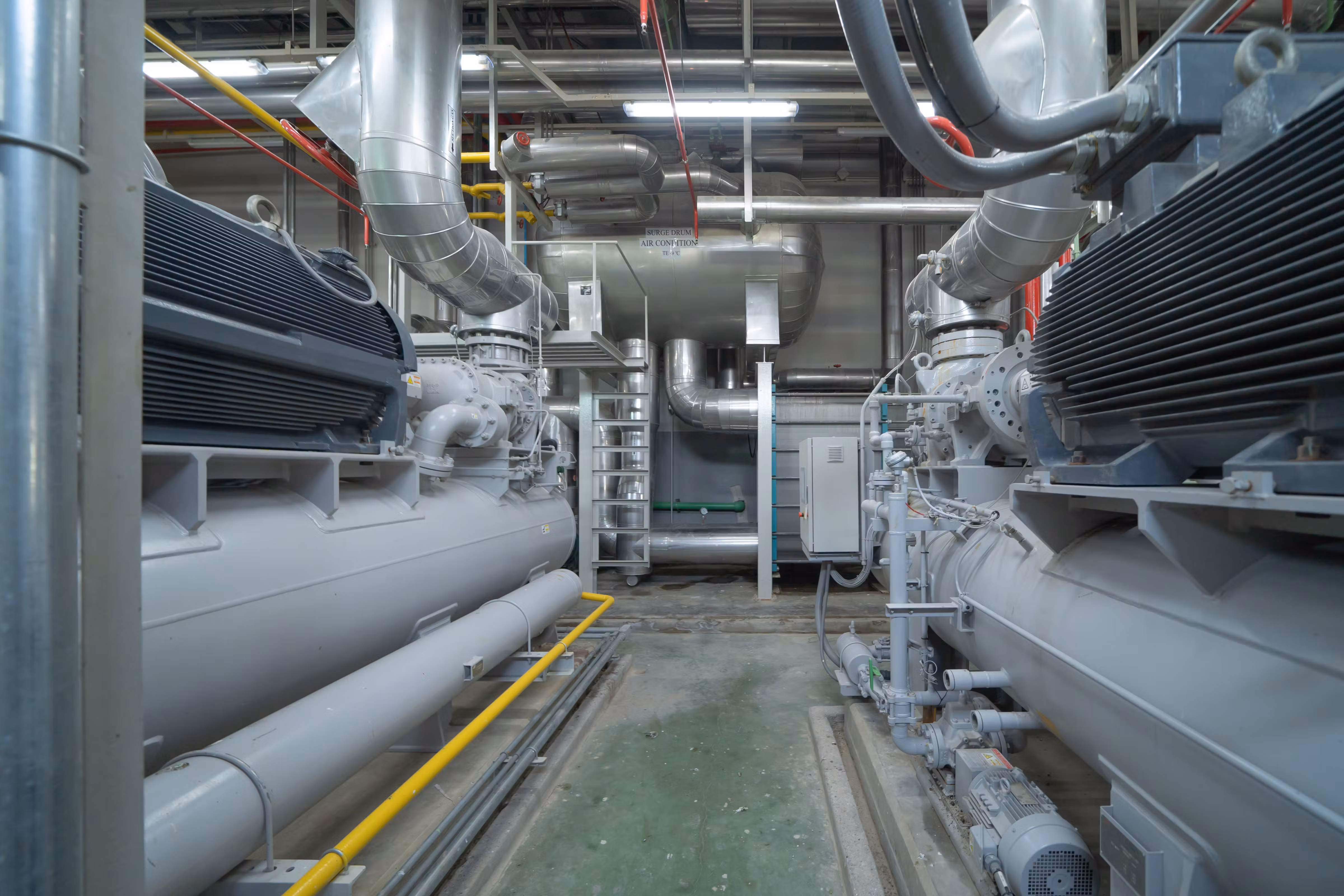 Commercial chiller maintenance